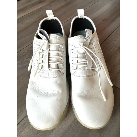 Clove Leather White Nurse Healthcare Sneakers Shoes 8.5 Slip On Adjustable - Picture 2 of 11